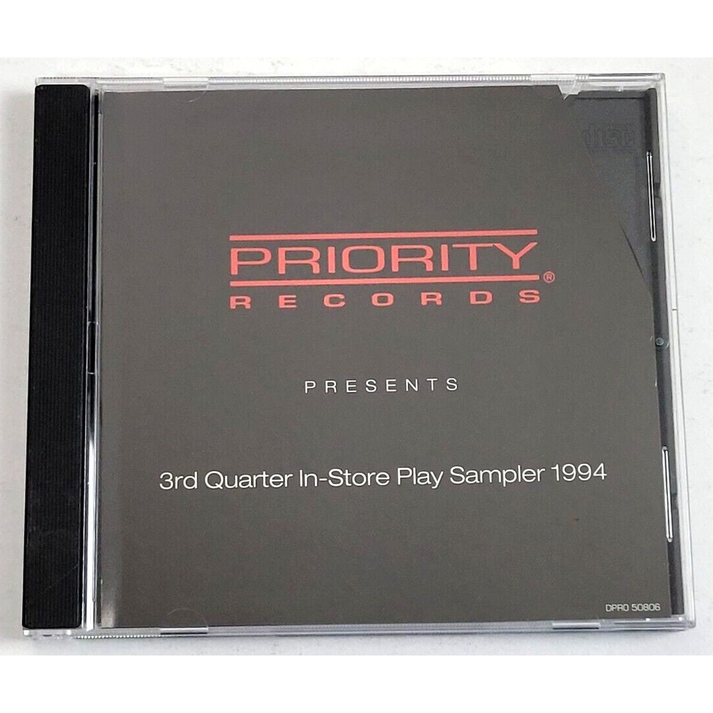 VARIOUS ARTISTS - PRIORITY RECORDS PRESENTS 3RD QUARTER SAMPLER 1994 - RAP CD